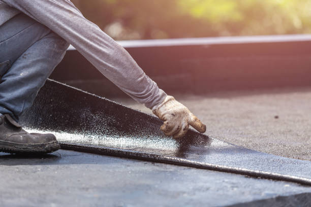 Professional Waterproofing technician working in Exton, PA